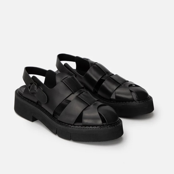 Robert Clergerie Black Sandals 40.5 New with Box